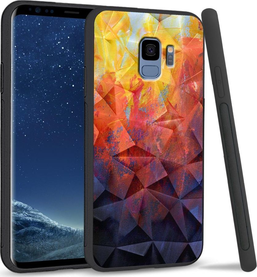 Super Fashion Etui na telefon Samsung Galaxy S9 Crystal Case Pastel Painting 1