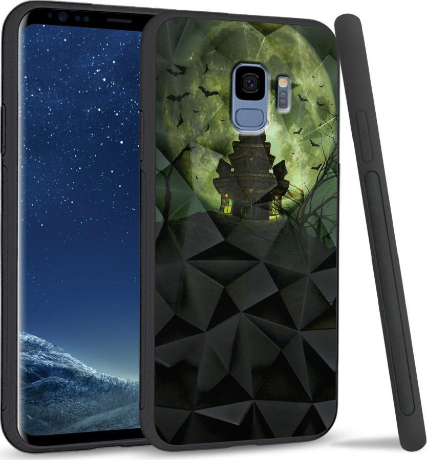 Super Fashion Etui na telefon Samsung Galaxy S9 Crystal Case Spooky castle 1