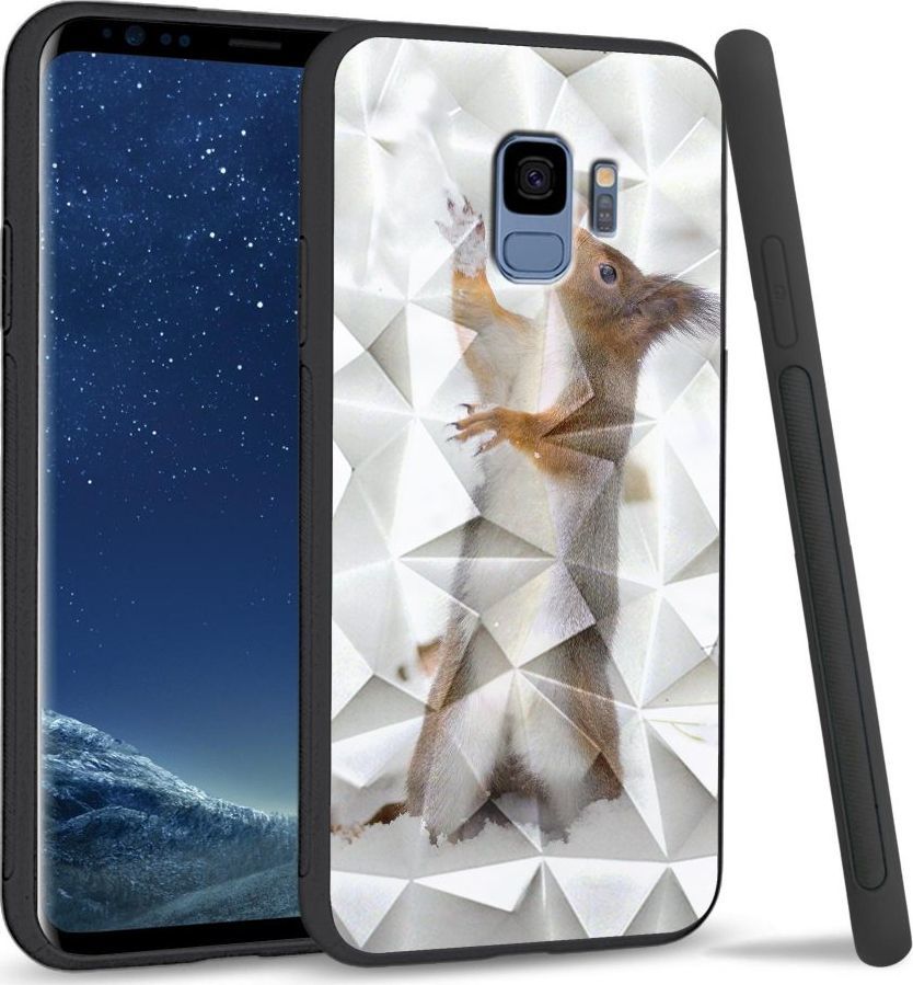 Super Fashion Etui na telefon Samsung Galaxy S9 Crystal Case Snow squirrel 1
