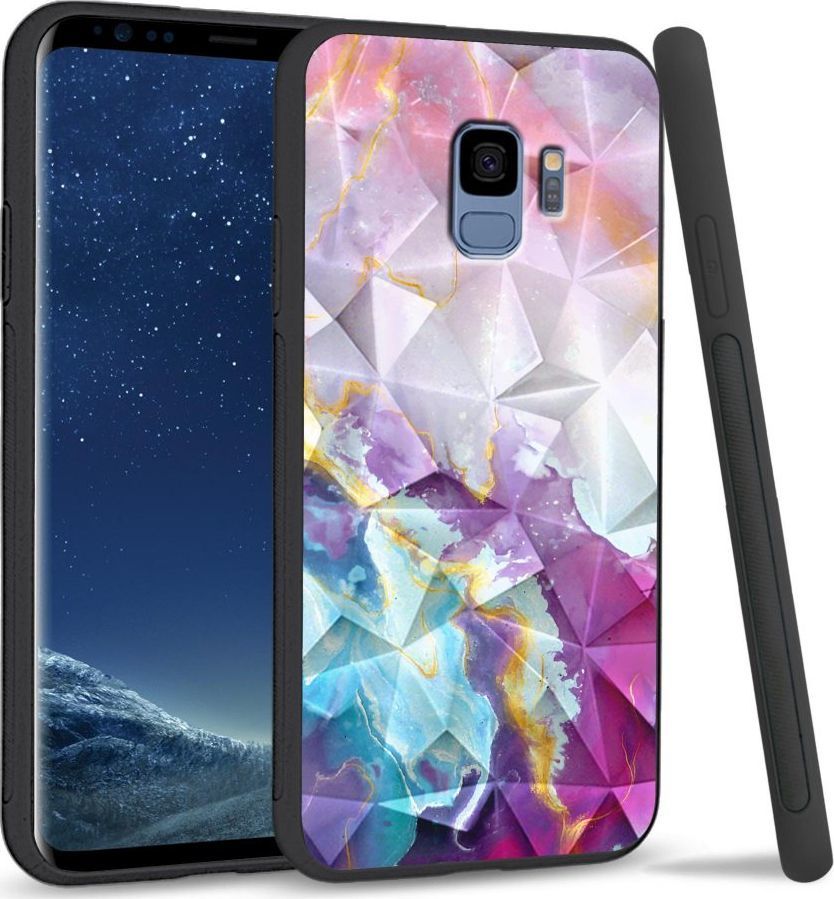 Super Fashion Etui na telefon Samsung Galaxy S9 Crystal Case Beautiful abstract 1