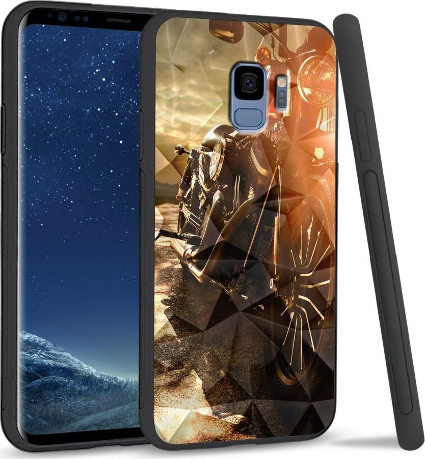 Super Fashion Etui na telefon Samsung Galaxy S9 Crystal Case Harley Davidson 1
