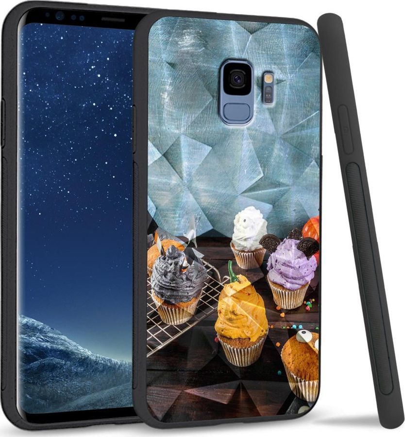 Super Fashion Etui na telefon Samsung Galaxy S9 Crystal Case Icecream cupcakes 1
