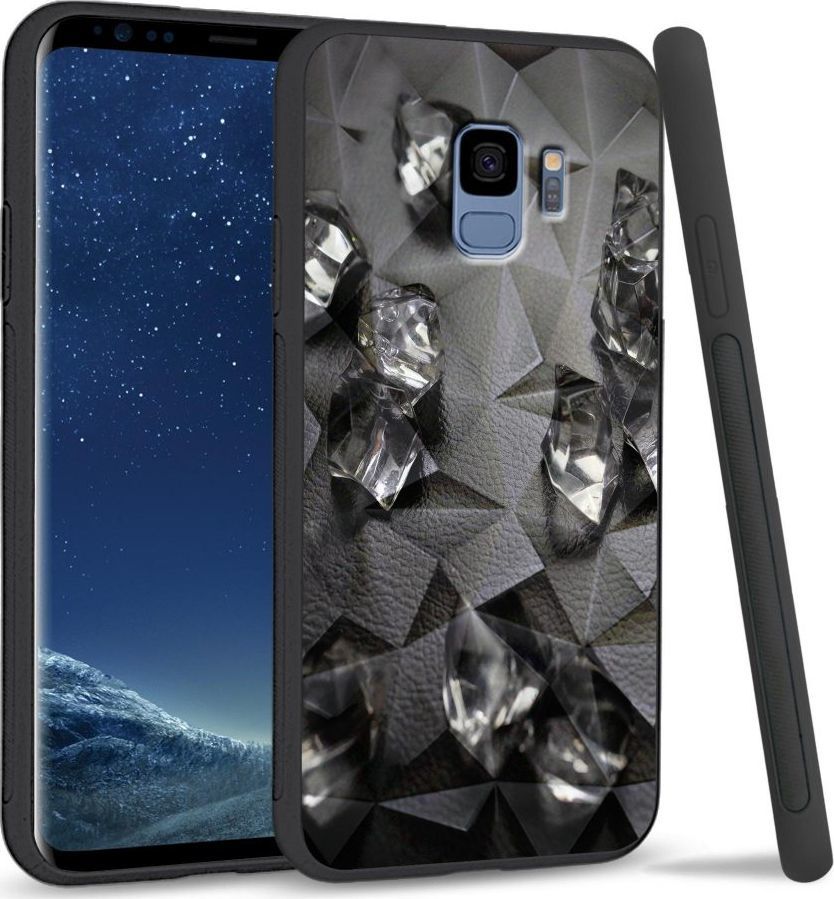 Super Fashion Etui na telefon Samsung Galaxy S9 Crystal Case Glass Cube 1
