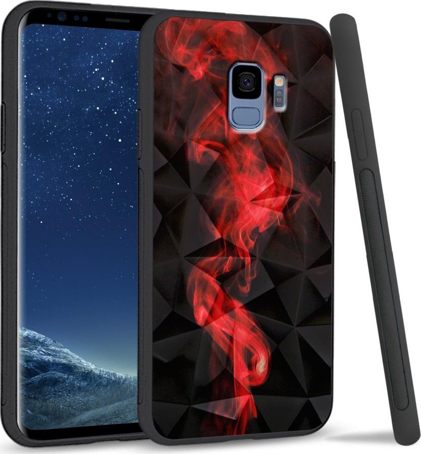 Super Fashion Etui na telefon Samsung Galaxy S9 Crystal Case Red smoke 1