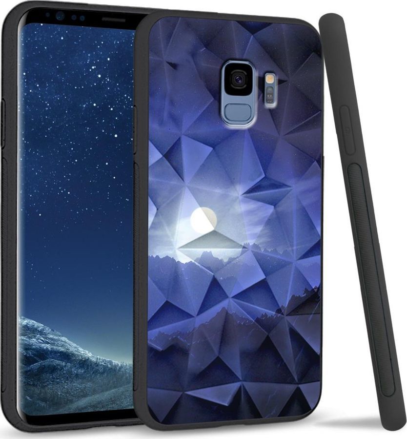 Super Fashion Etui na telefon Samsung Galaxy S9 Crystal Case Blue night 1