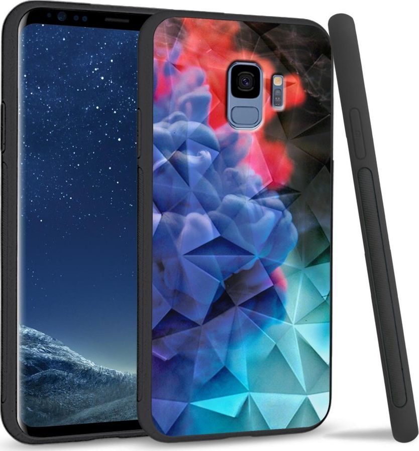 Super Fashion Etui na telefon Samsung Galaxy S9 Crystal Case Water color 1