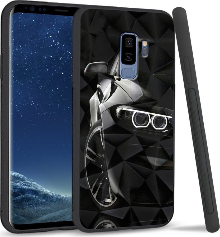 Super Fashion Etui na telefon Samsung Galaxy S9 Plus Crystal Case LED headlights 1