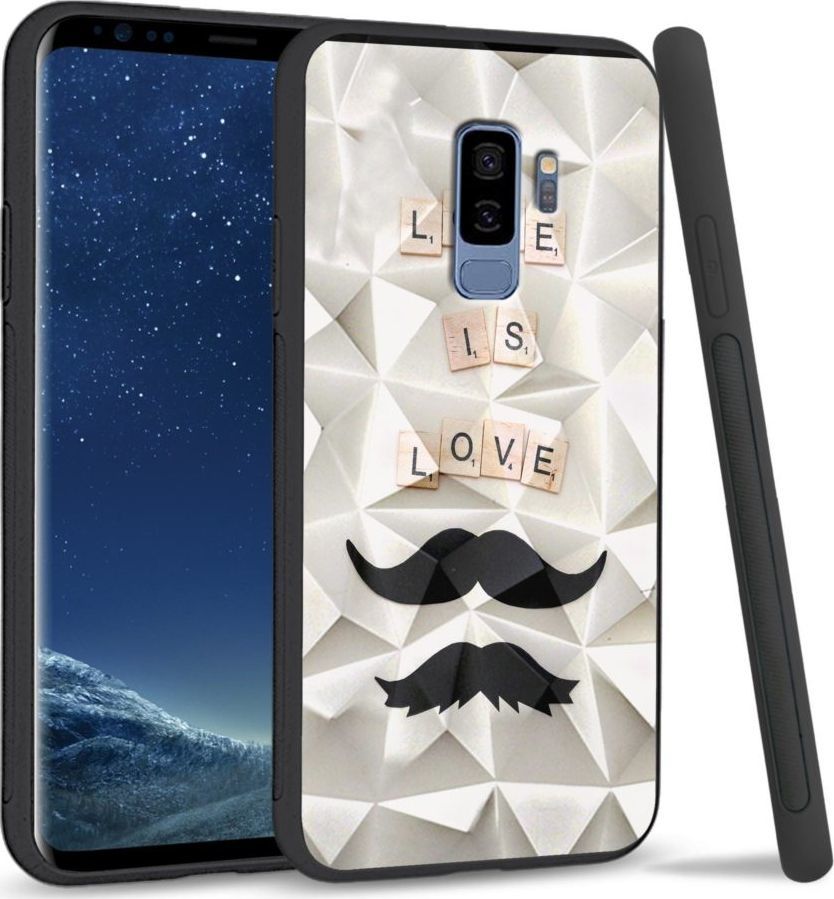 Super Fashion Etui na telefon Samsung Galaxy S9 Plus Crystal Case Love is love 1