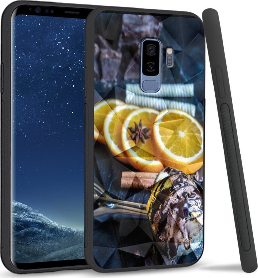 Super Fashion Etui na telefon Samsung Galaxy S9 Plus Crystal Case Choco lemon 1