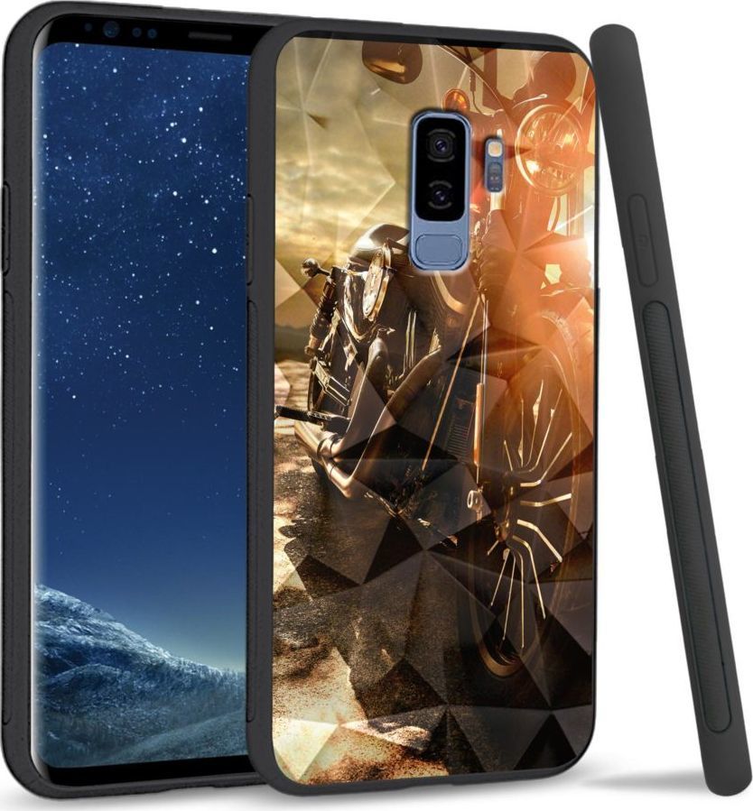 Super Fashion Etui na telefon Samsung Galaxy S9 Plus Crystal Case Harley Davidson 1