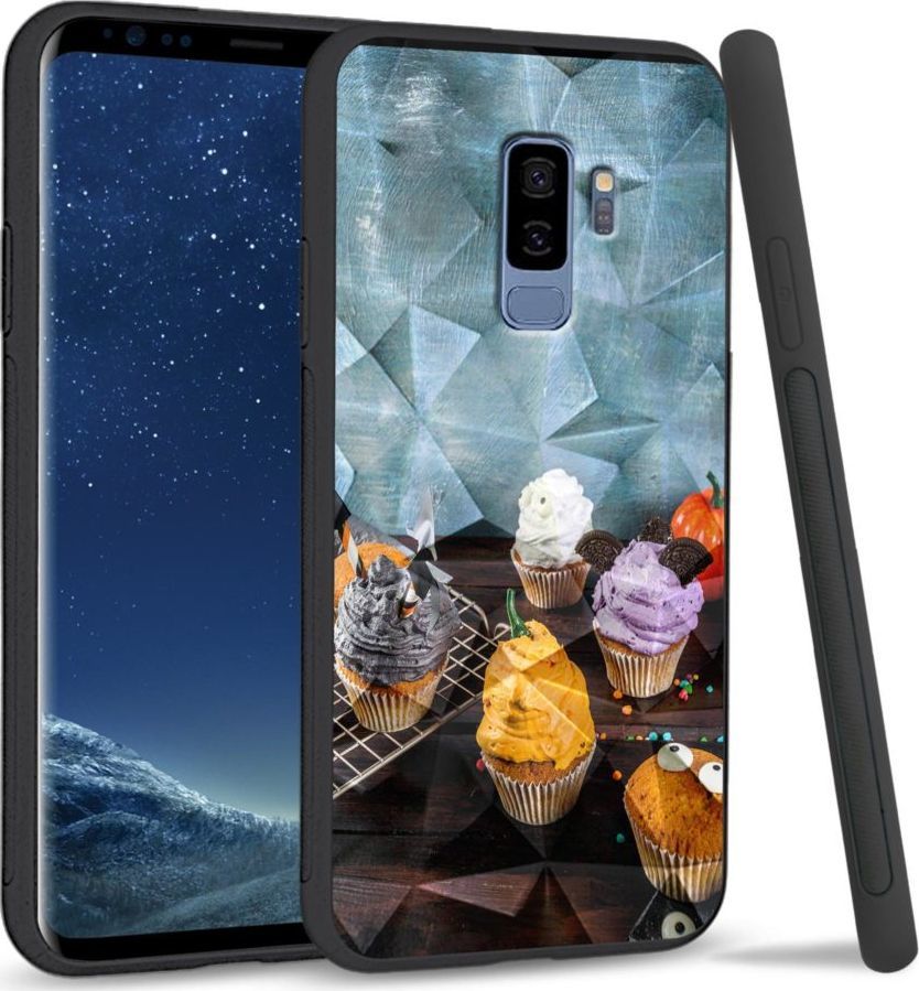 Super Fashion Etui na telefon Samsung Galaxy S9 Plus Crystal Case Icecream cupcakes 1