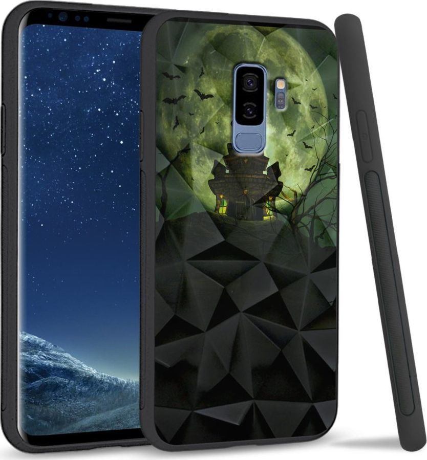 Super Fashion Etui na telefon Samsung Galaxy S9 Plus Crystal Case Spooky castle 1