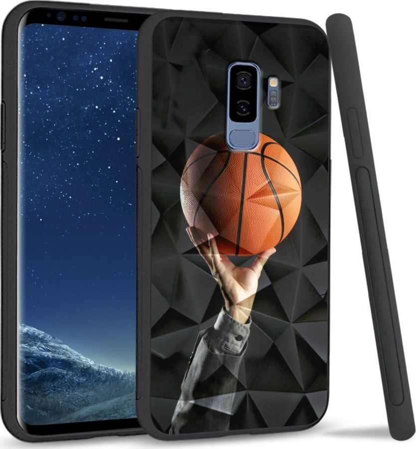 Super Fashion Etui na telefon Samsung Galaxy S9 Plus Crystal Case Basketball 1