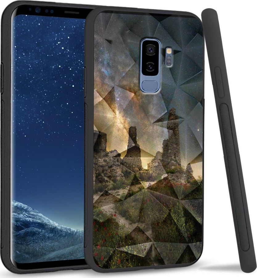 Super Fashion Etui na telefon Samsung Galaxy S9 Plus Crystal Case Stone Path 1