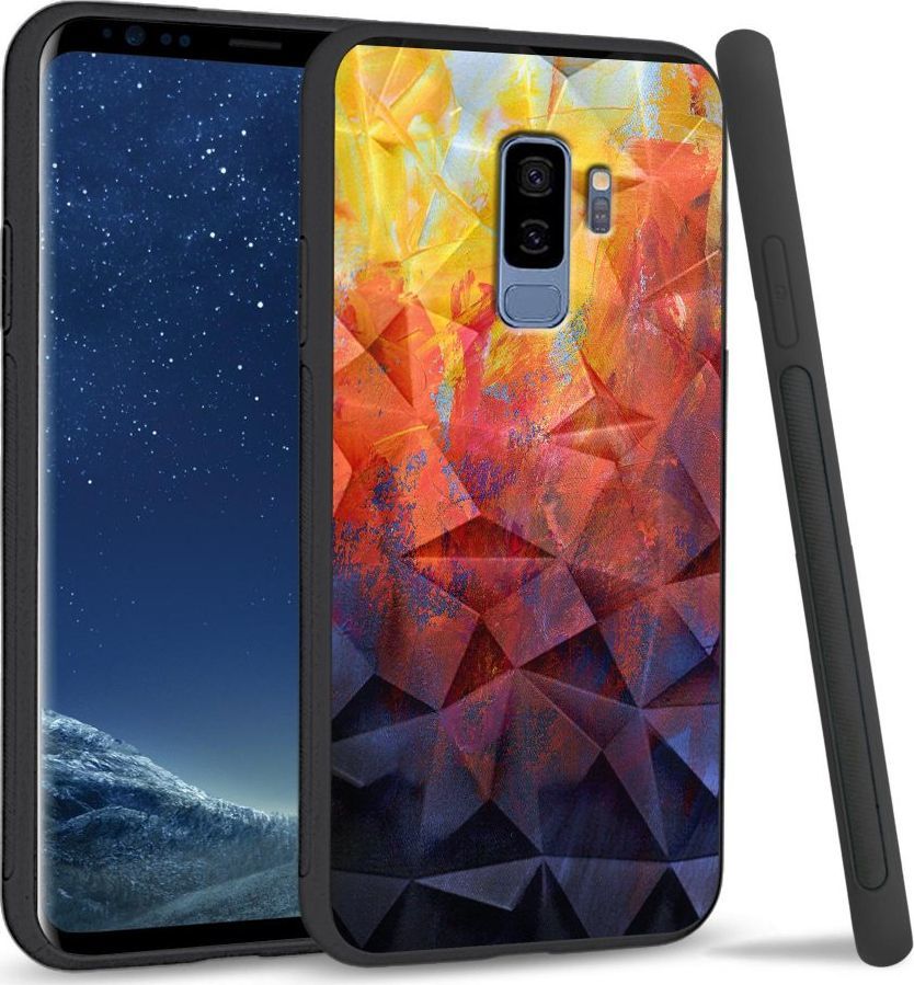 Super Fashion Etui na telefon Samsung Galaxy S9 Plus Crystal Case Pastel Painting 1