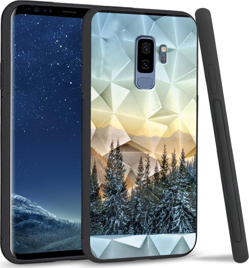 Super Fashion Etui na telefon Samsung Galaxy S9 Plus Crystal Case Cool Winter 1