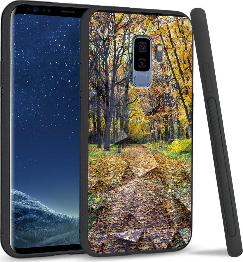 Super Fashion Etui na telefon Samsung Galaxy S9 Plus Crystal Case Walk in Park 1