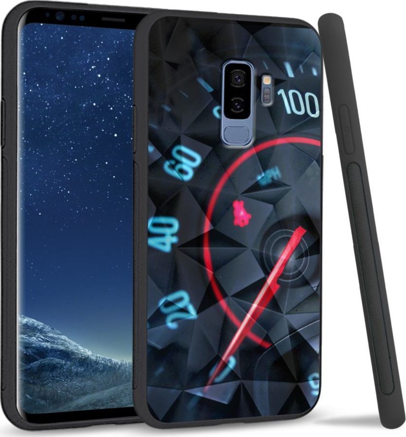 Super Fashion Etui na telefon Samsung Galaxy S9 Plus Crystal Case Need for speed 1