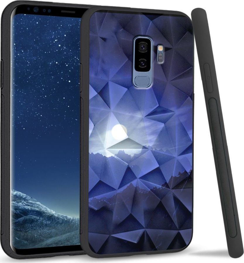 Super Fashion Etui na telefon Samsung Galaxy S9 Plus Crystal Case Blue night 1