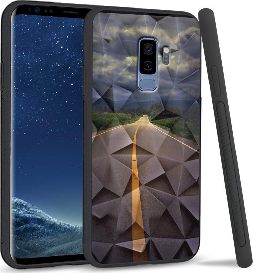 Super Fashion Etui na telefon Samsung Galaxy S9 Plus Crystal Case Road to Heaven 1