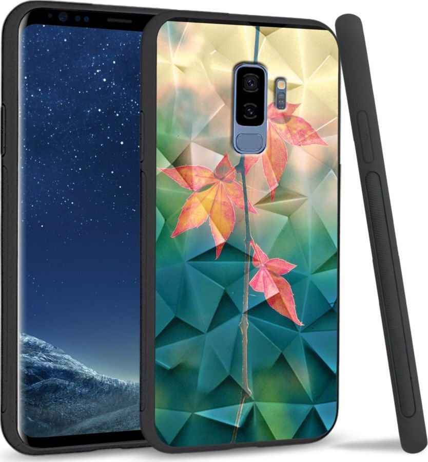 Super Fashion Etui na telefon Samsung Galaxy S9 Plus Crystal Case Autumn Leaves 1