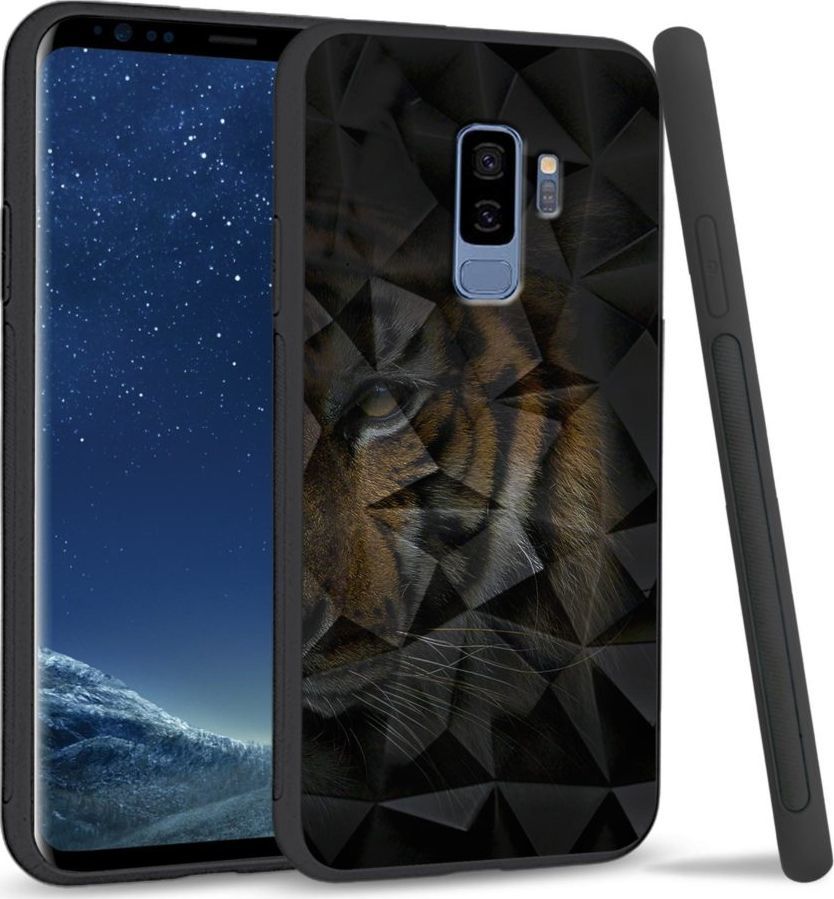 Super Fashion Etui na telefon Samsung Galaxy S9 Plus Crystal Case Tiger shadow 1
