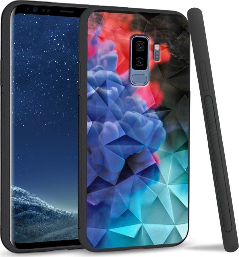 Super Fashion Etui na telefon Samsung Galaxy S9 Plus Crystal Case Water color 1