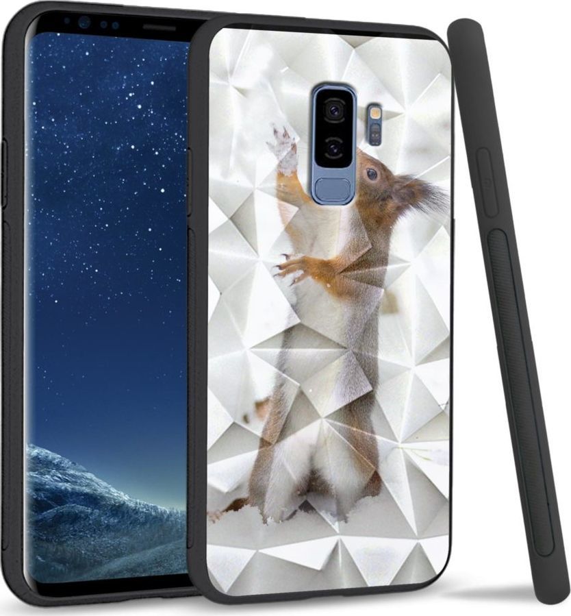 Super Fashion Etui na telefon Samsung Galaxy S9 Plus Crystal Case Snow squirrel 1