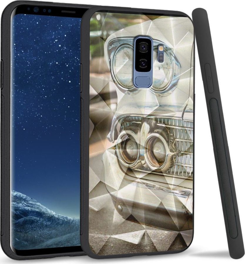 Super Fashion Etui na telefon Samsung Galaxy S9 Plus Crystal Case Vintage 1