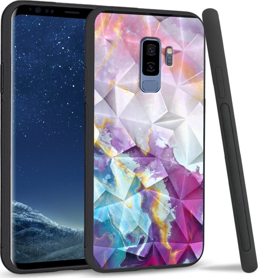Super Fashion Etui na telefon Samsung Galaxy S9 Plus Crystal Case Beautiful abstract 1