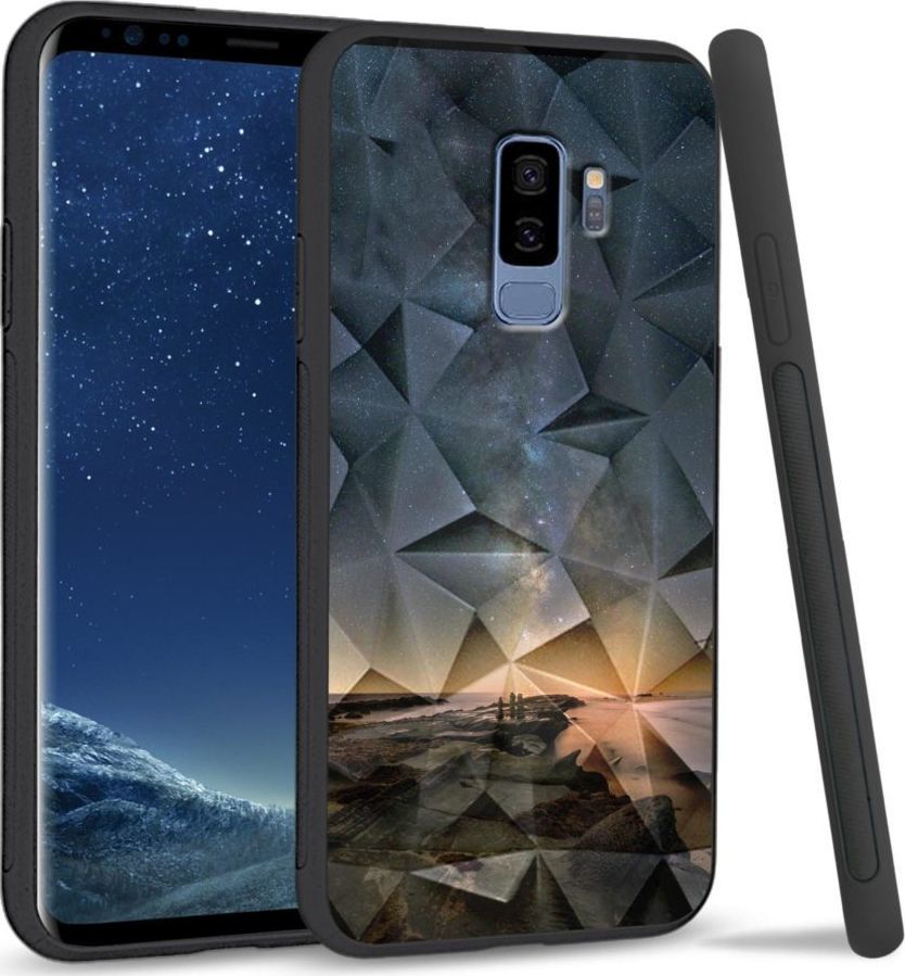 Super Fashion Etui na telefon Samsung Galaxy S9 Plus Crystal Case Stary night rocks 1