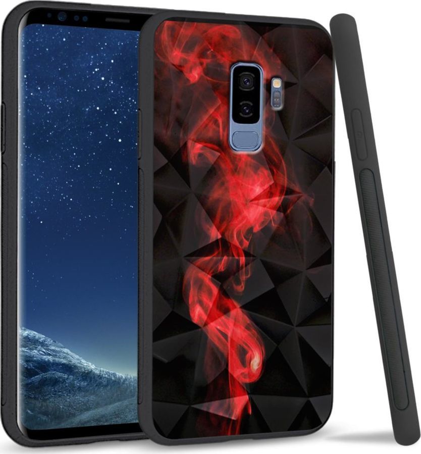 Super Fashion Etui na telefon Samsung Galaxy S9 Plus Crystal Case Red smoke 1