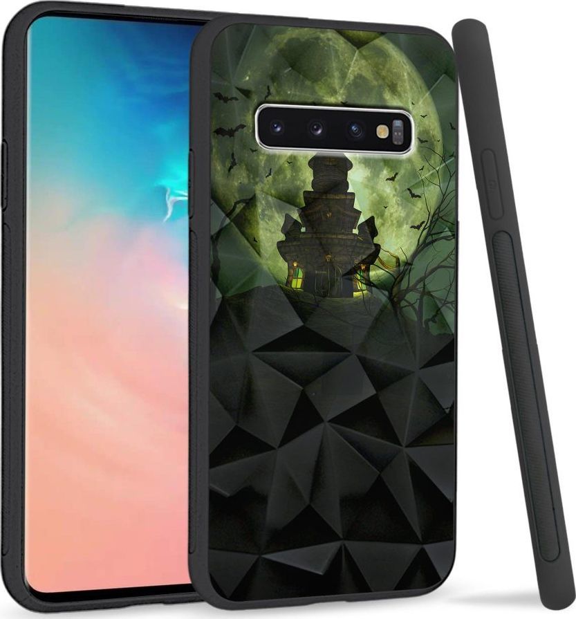 Super Fashion Etui na telefon Samsung Galaxy S10 Crystal Case Spooky castle 1