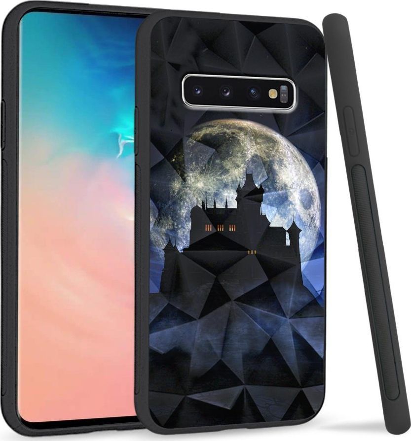 Super Fashion Etui na telefon Samsung Galaxy S10 Crystal Case Moon castle 1
