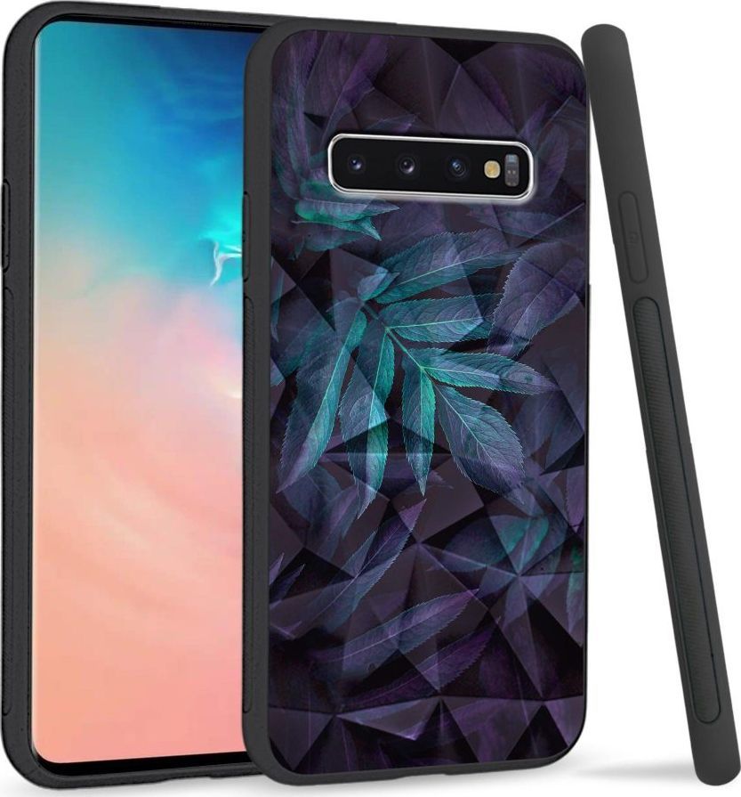 Super Fashion Etui na telefon Samsung Galaxy S10 Crystal Case Night leaves 1