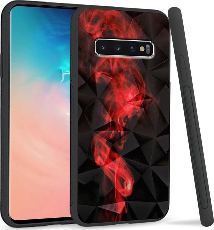 Super Fashion Etui na telefon Samsung Galaxy S10 Crystal Case Red smoke 1