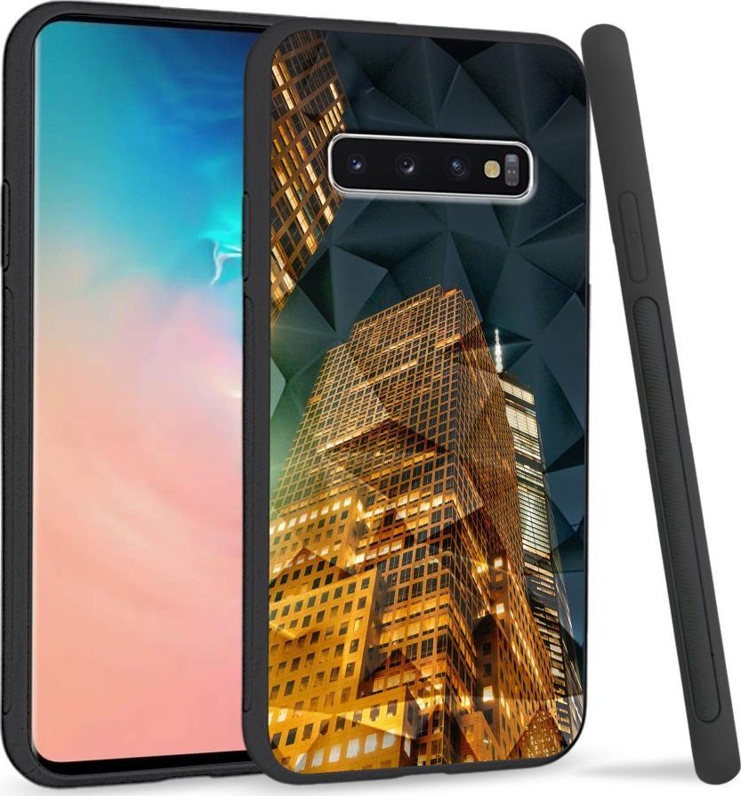 Super Fashion Etui na telefon Samsung Galaxy S10 Crystal Case Night building 1