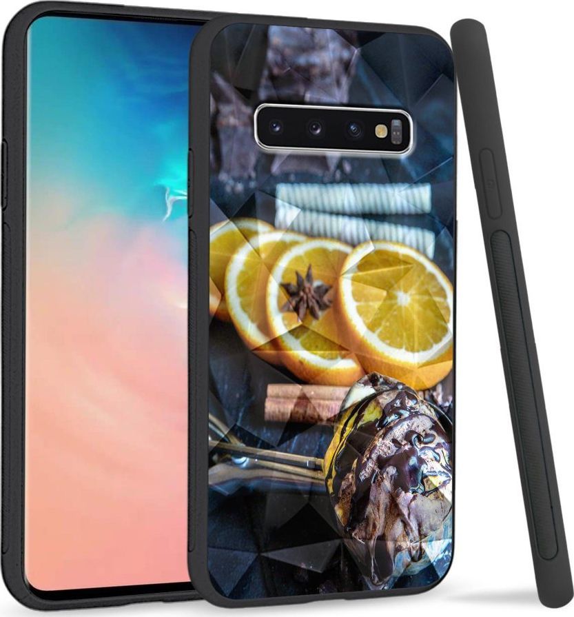 Super Fashion Etui na telefon Samsung Galaxy S10 Crystal Case Choco lemon 1