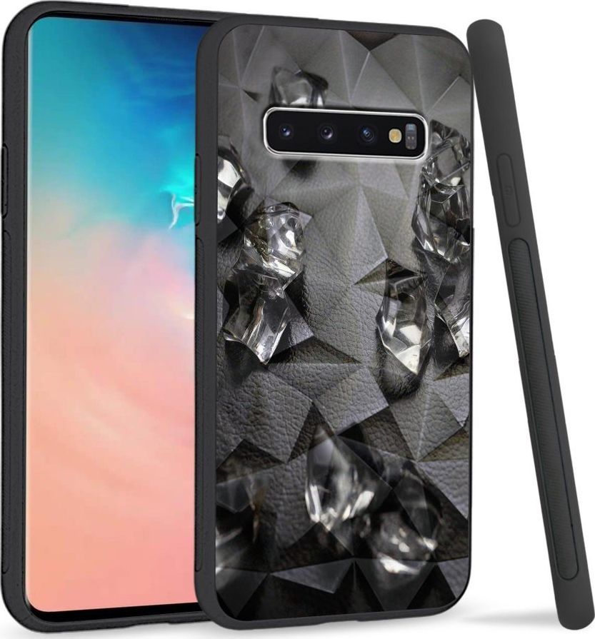 Super Fashion Etui na telefon Samsung Galaxy S10 Crystal Case Glass Cube 1