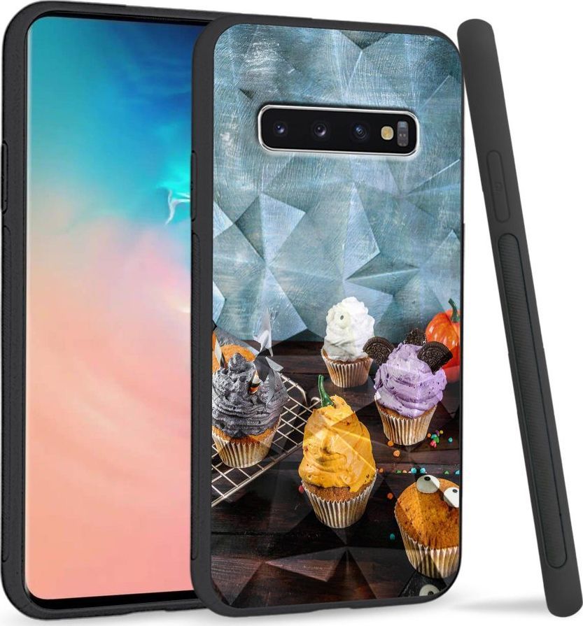 Super Fashion Etui na telefon Samsung Galaxy S10 Crystal Case Icecream cupcakes 1