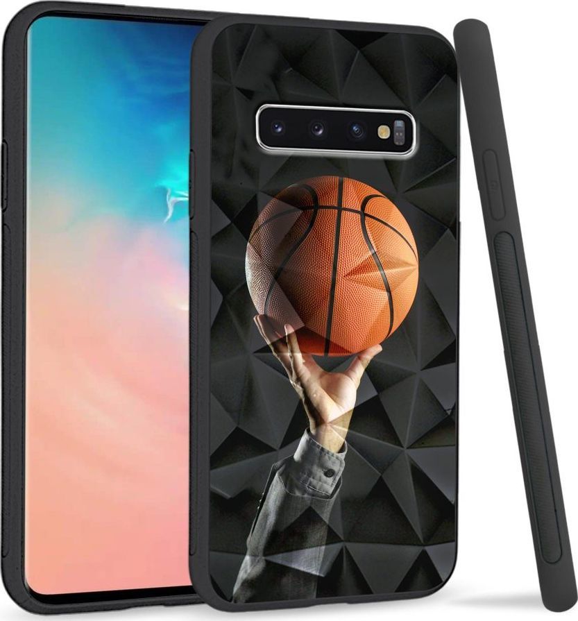 Super Fashion Etui na telefon Samsung Galaxy S10 Crystal Case Basketball 1