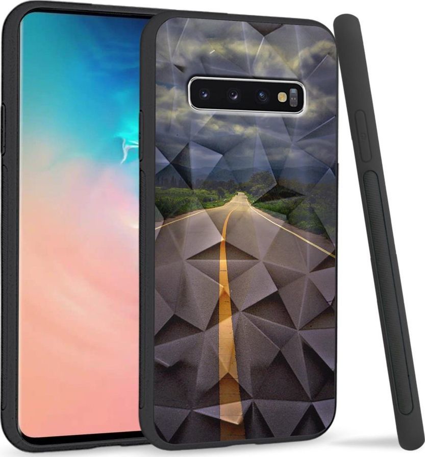 Super Fashion Etui na telefon Samsung Galaxy S10 Crystal Case Road to Heaven 1