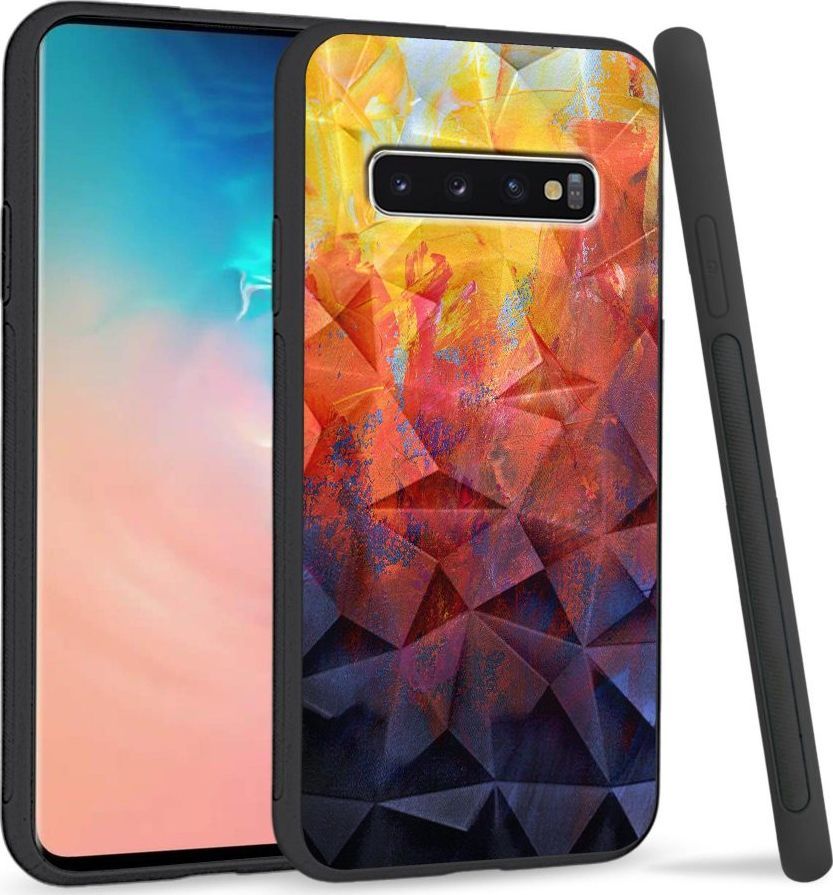 Super Fashion Etui na telefon Samsung Galaxy S10 Crystal Case Pastel Painting 1
