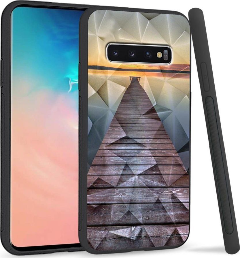 Super Fashion Etui na telefon Samsung Galaxy S10 Crystal Case Pier 1
