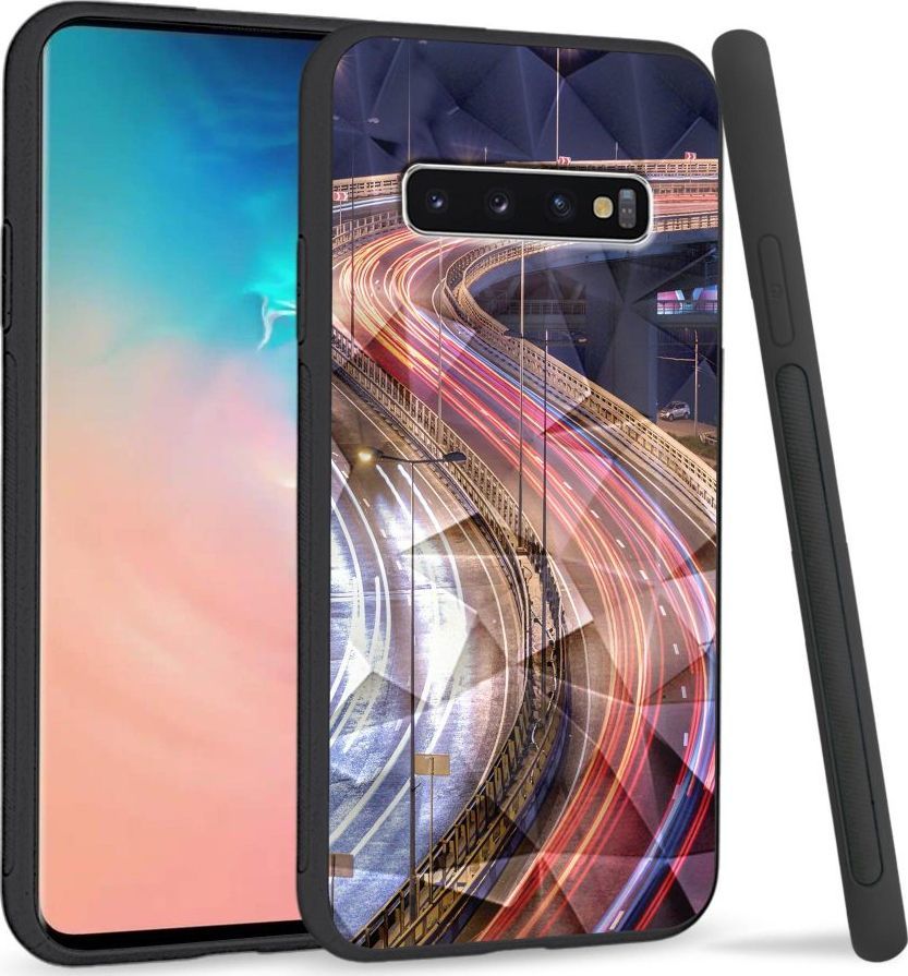 Super Fashion Etui na telefon Samsung Galaxy S10 Crystal Case Night Lights 1