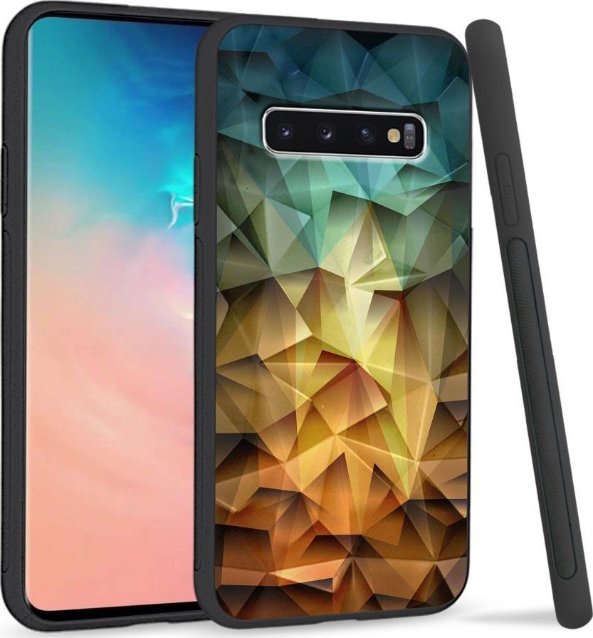 Super Fashion Etui na telefon Samsung Galaxy S10 Crystal Case Polygonal 1