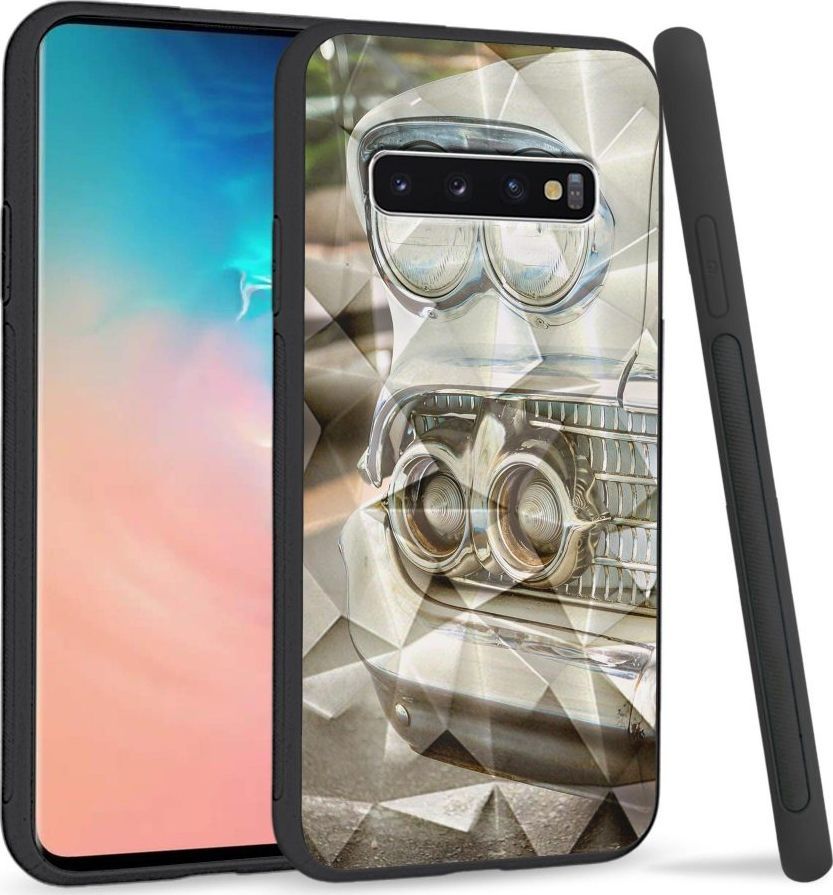 Super Fashion Etui na telefon Samsung Galaxy S10 Crystal Case Vintage 1