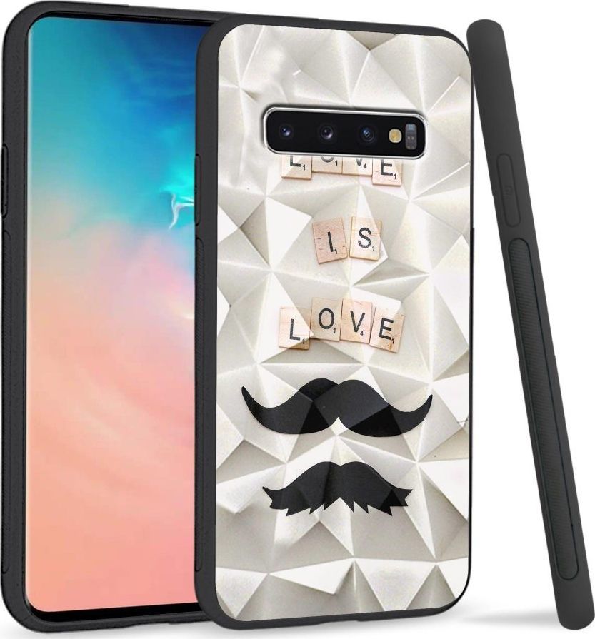 Super Fashion Etui na telefon Samsung Galaxy S10 Crystal Case Love is love 1