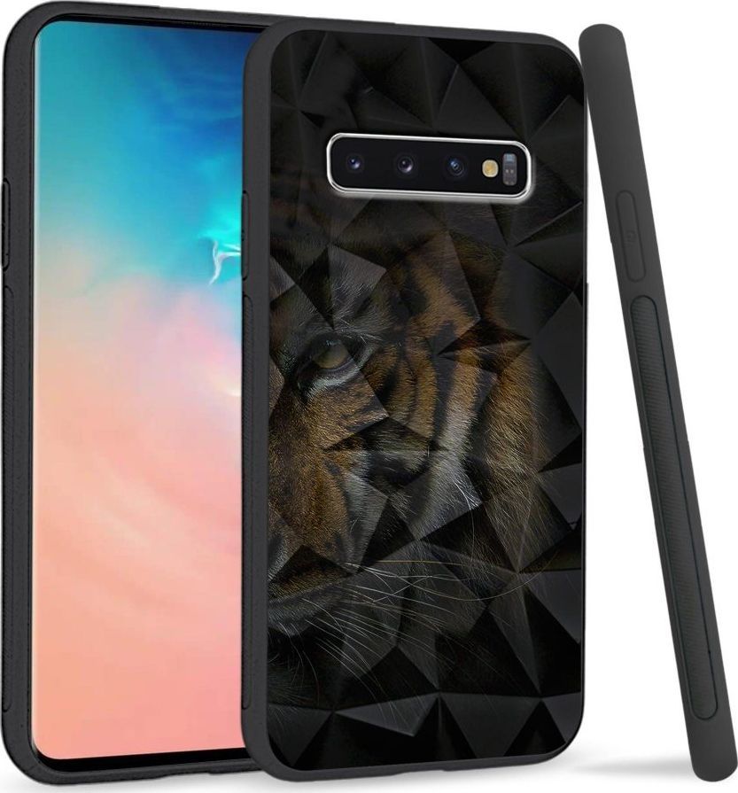 Super Fashion Etui na telefon Samsung Galaxy S10 Crystal Case Tiger shadow 1