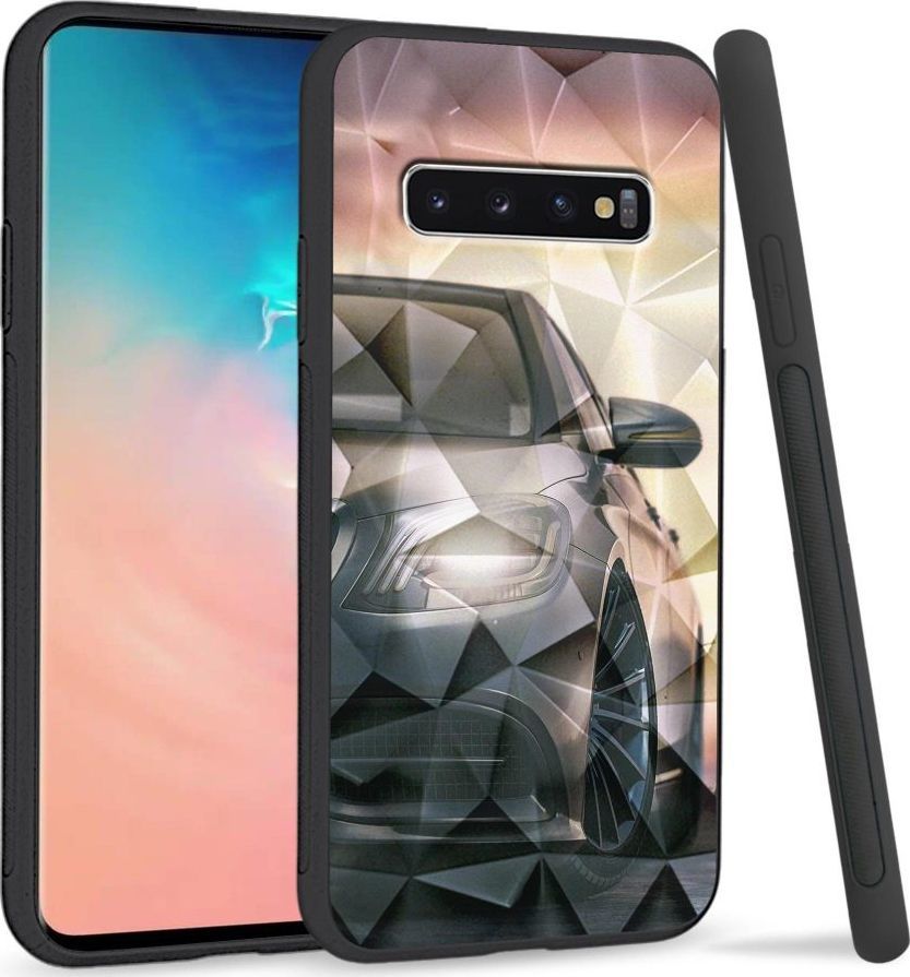 Super Fashion Etui na telefon Samsung Galaxy S10 Crystal Case Stop me if you can 1
